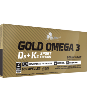 Gold Omega 3 D3+K2 Sport Edition